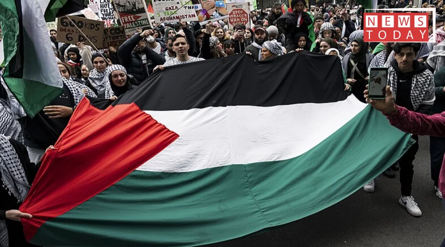 فلسطین کےحق میں مظاہرے